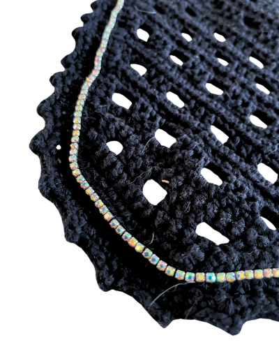 Royal Noir Ear Veil - Image 2